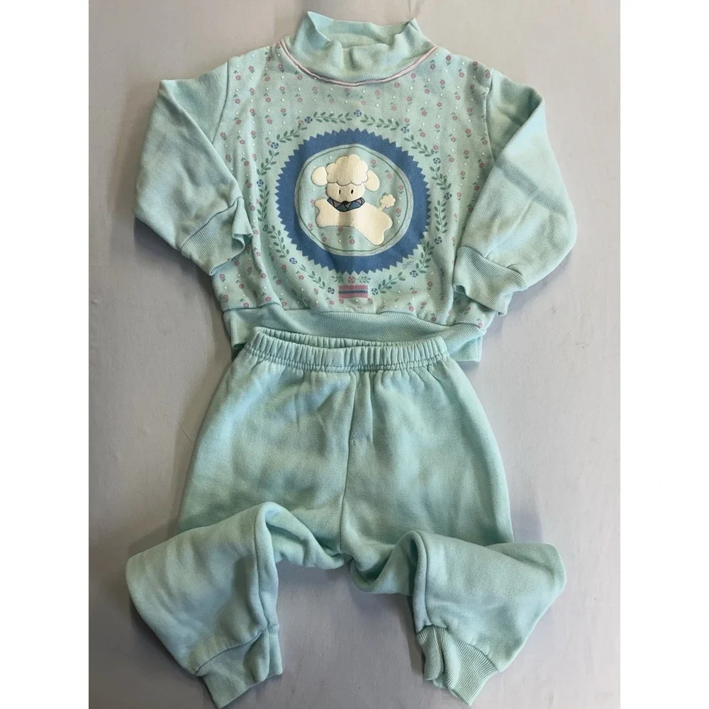 Vintage Fun Connection Toddler 2 Pc Outfit Size 18 Months / 2T